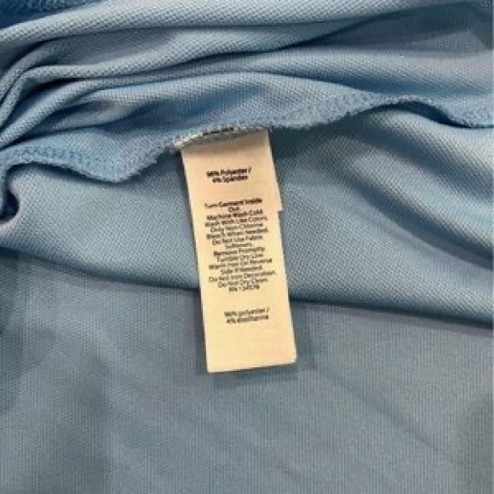 Men's Light Blue Polo Shirt - Picture 3 of 3